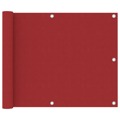Tela de Varanda 75x400 cm Tecido Oxford Vermelho