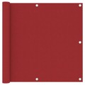 Tela de Varanda 90x400 cm Tecido Oxford Vermelho