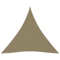 Para-sol Estilo Vela Tecido Oxford Triangular 4x4x4 M Bege