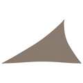 Para-sol Vela Tecido Oxford Triangular 3x4x5m Cinza-acastanhado