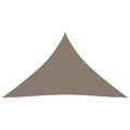 Para-sol Tecido Oxford Triangular 3,5x3,5x4,9m Cinza-acastanh.