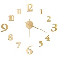 Relógio de Parede 3D com Design Moderno 100 cm XXL Dourado