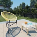 Cadeira Lua para Jardim Vime Pe Bege
