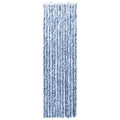 Cortina Anti-insetos 120x220 cm Chenille Azul e Branco