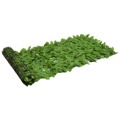 Tela de Varanda com Folhas Verdes 400x75 cm