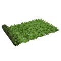 Tela de Varanda com Folhas Verdes 300x100 cm