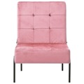 Cadeira de Descanso 65x79x87 cm Veludo Rosa