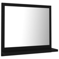 Espelho de Casa de Banho 40x10,5x37 cm Contraplacado Preto