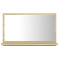 Espelho de Casa de Banho 60x10,5x37 cm Contraplacado Carvalho