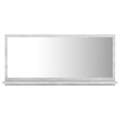 Espelho de Casa de Banho 80x10,5x37 cm Contrapl. Cinza Cimento