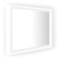 Espelho de Casa de Banho LED 60x8,5x37cm Contraplacado Branco