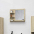 Espelho de Casa de Banho 60x10,5x45 cm Contraplacado Carvalho