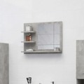 Espelho de Casa de Banho 60x10,5x45 cm Contrapl. Cinza Cimento