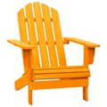 Cadeira Adirondack para Jardim Abeto Maciço Laranja