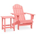 Cadeira de Jardim Adirondack com Mesa Madeira de Abeto Rosa