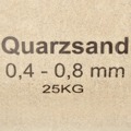 Areia Filtrante 25 kg 0,4-0,8 mm