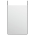 Espelho para Porta 40x60 cm Vidro e Alumínio Preto