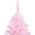 Árvore de Natal Artificial com Suporte 120 cm Pvc Cor-de-rosa