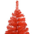 Árvore de Natal Artificial com Suporte 120 cm Pvc Vermelho