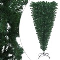 Árvore de Natal Artificial Invertida com Suporte 180 cm Verde