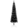Árvore de Natal Fina 150 cm Preto