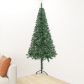 Árvore de Natal Artificial de Canto 120 cm Pvc Verde
