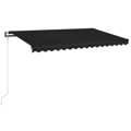 Toldo Retrátil Automático 450x350 cm Antracite