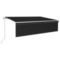 Toldo Retrátil Automático com Estore 6x3 M Antracite