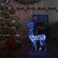 Rena Decorativa de Natal 140 Leds 128 cm Acrílico Azul