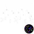 Estrelas e Luas de Luz C/ Controlo Remoto 345 Leds Colorido
