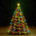 Cordão de Luzes Árvore de Natal 210 Luzes LED 210 cm Colorido