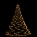Árvore de Natal Parede 260 Luzes LED 3 M Int/ext Branco Quente