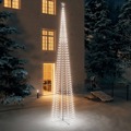 Árvore de Natal em Cone 752 Luzes LED 160x500 cm Branco Frio