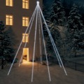 Iluminação P/ árvore de Natal Int/ext 1300 Leds 8 M Branco Frio