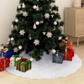 Saia para árvore de Natal 150 cm pelo Sintético Branco