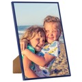 332244 Photo Frames Collage 3 pcs For Table Blue 15x21cm Mdf