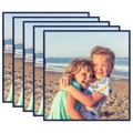 332263 Photo Frames Collage 5 pcs For Table Blue 30x30 cm Mdf
