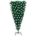 Árvore de Natal Artificial Invertida com Luzes LED 120 cm Verde