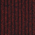 Tapete de Porta às Riscas 80x120 cm Vermelho