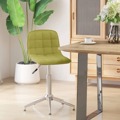 Cadeira de Jantar Giratória Tecido Verde
