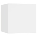 Mesa de Cabeceira 30,5x30x30 cm Contraplacado Branco