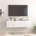 Móveis de Tv para Parede 2 pcs 60x30x30 cm Branco