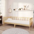 Sofá-cama 90x200 cm Madeira de Pinho Maciça