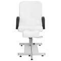 Cadeira Massagens C/ Apoio Pés 127x60x98 cm Couro Art. Branco