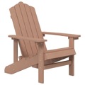 Cadeira de Jardim Adirondack Pead Castanho