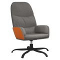 Cadeira de Descanso Tecido Cinzento-claro