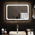 Espelho de Casa de Banho com Luzes LED 70x50 cm