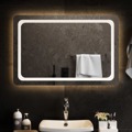 Espelho de Casa de Banho com Luzes LED 90x60 cm