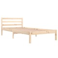 810415 Bed Frame Solid Wood Pine 90x200 cm