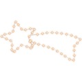 Figura Natalícia Estrela Cadente +48 Leds 65x28cm Branco Quente